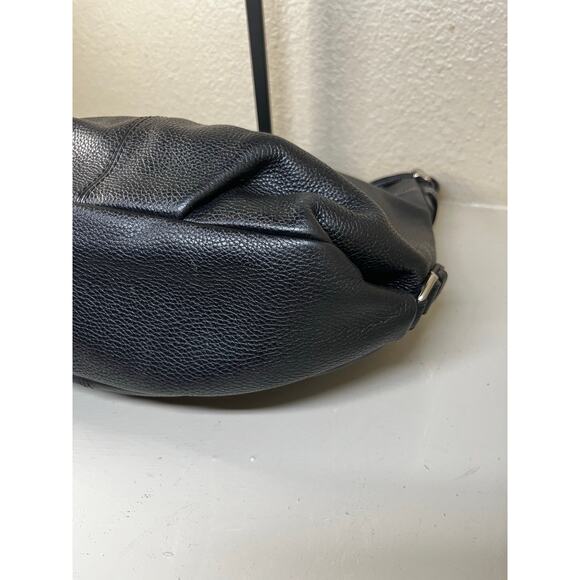 COACH F15064 Pebble Leather Black Shoulder Or Crossbody Bag - Picture 7 of 13